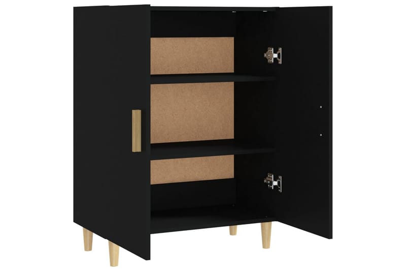 beBasic Skänk svart 70x34x90 cm konstruerat trä - Förvaring - Förvaringsmöbler - Skänkar & sideboards