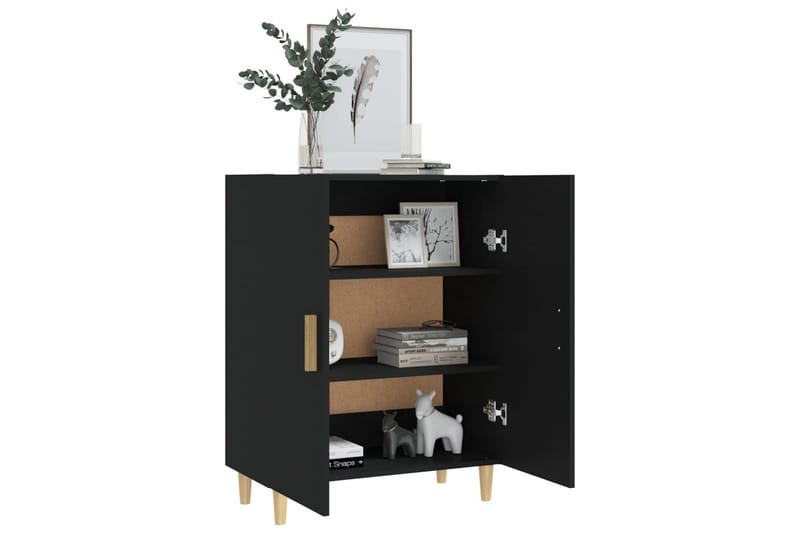 beBasic Skänk svart 70x34x90 cm konstruerat trä - Förvaring - Förvaringsmöbler - Skänkar & sideboards