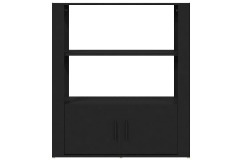 beBasic Skänk svart 80x30x90 cm konstruerat trä - Förvaring - Förvaringsmöbler - Skänkar & sideboards