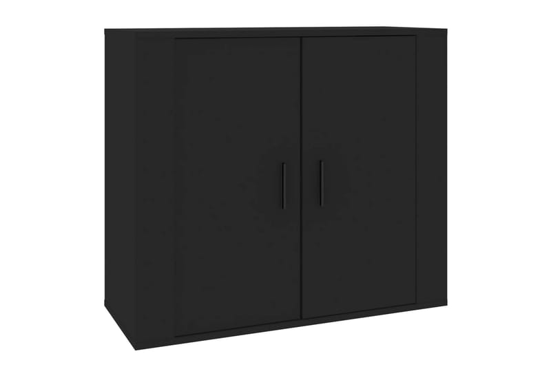 beBasic Skänk svart 80x33x70 cm konstruerat trä - Skänkar & sideboards