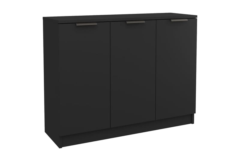 beBasic Skänk svart 90,5x30x70 cm konstruerat trä - Skänkar & sideboards