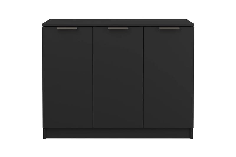 beBasic Skänk svart 90,5x30x70 cm konstruerat trä - Skänkar & sideboards