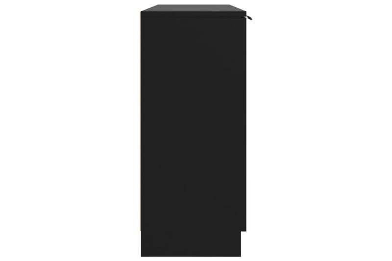 beBasic Skänk svart 90,5x30x70 cm konstruerat trä - Skänkar & sideboards