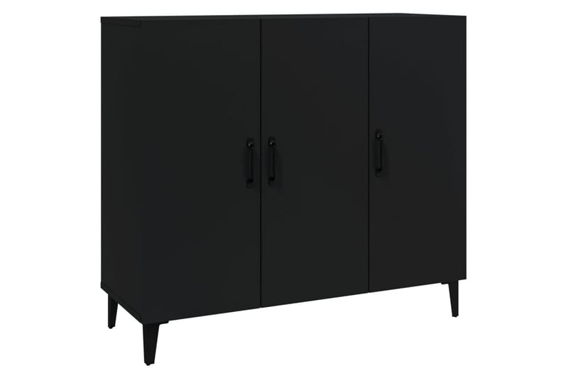 beBasic Skänk svart 90x34x80 cm konstruerat trä - Skänkar & sideboards