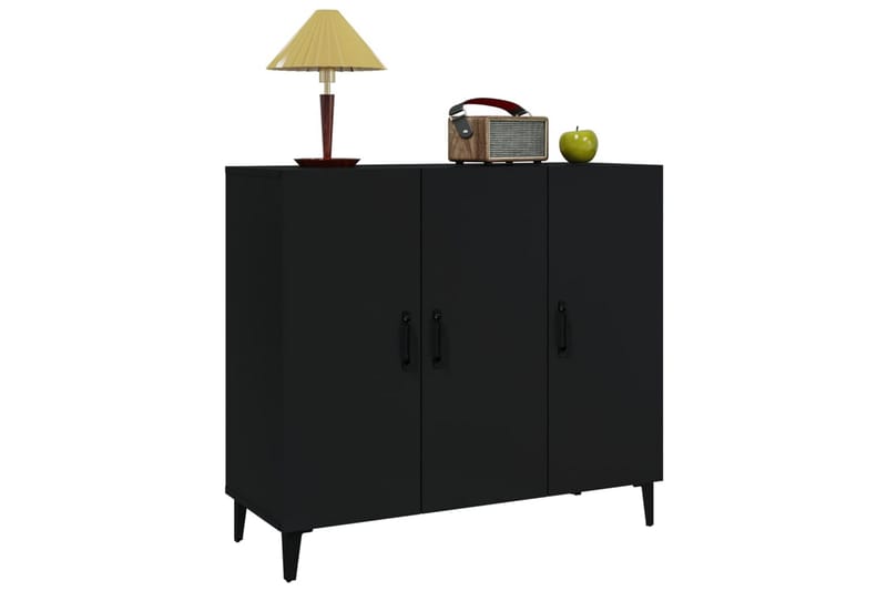 beBasic Skänk svart 90x34x80 cm konstruerat trä - Skänkar & sideboards