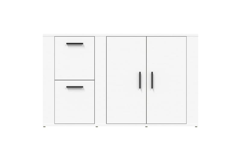 beBasic Skänk vit 100x33x59,5 cm konstruerat trä - Skänkar & sideboards