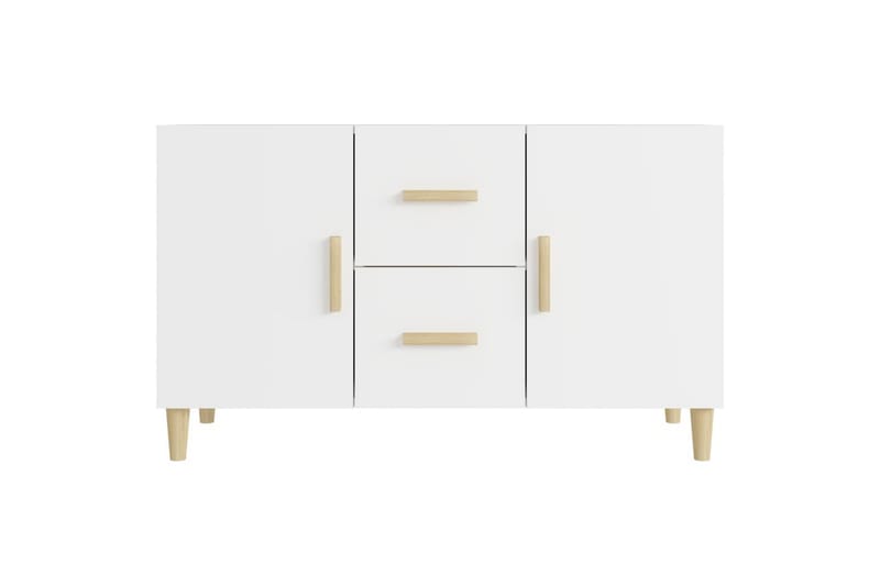 beBasic Skänk vit 100x36x60 cm konstruerat trä - Skänkar & sideboards