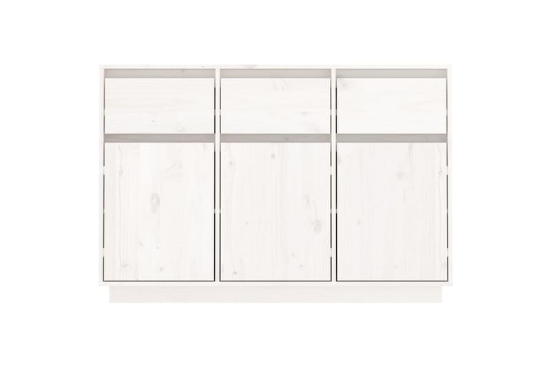 beBasic Skänk vit 110x34x75 cm massiv furu - Skänkar & sideboards