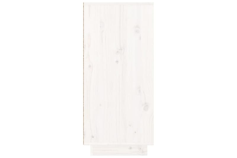 beBasic Skänk vit 110x34x75 cm massiv furu - Skänkar & sideboards