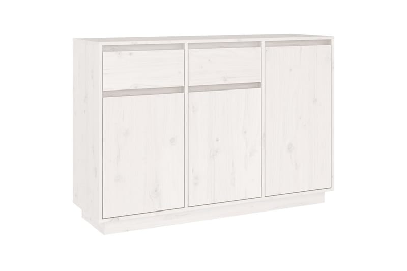 beBasic Skänk vit 110x34x75 cm massiv furu - Skänkar & sideboards