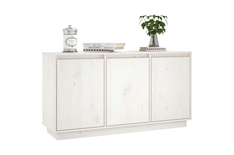 beBasic Skänk vit 111x34x60 cm massiv furu - Skänkar & sideboards