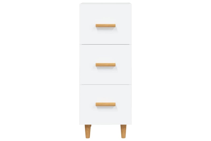 beBasic Skänk vit 34,5x34x90 cm konstruerat trä - Förvaring - Förvaringsmöbler - Skänkar & sideboards