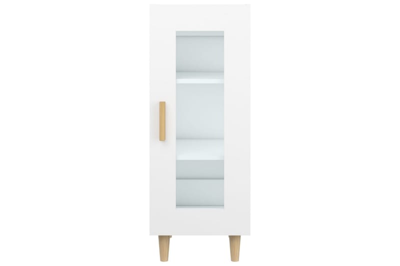 beBasic Skänk vit 34,5x34x90 cm konstruerat trä - Förvaring - Förvaringsmöbler - Skänkar & sideboards