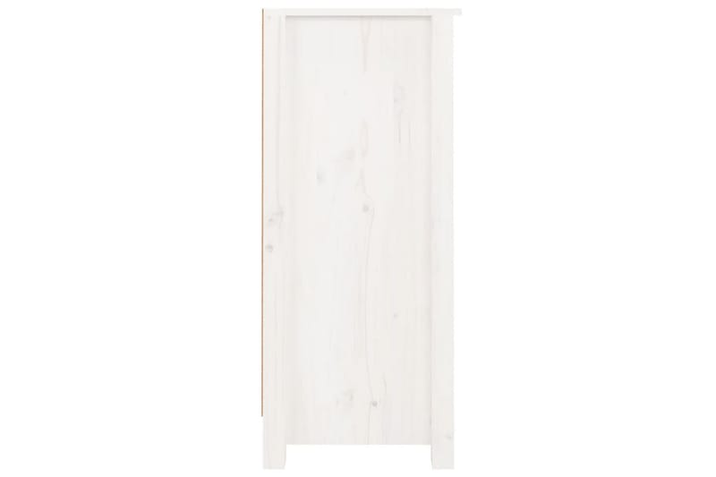 beBasic Skänk vit 40x35x80 cm massiv furu - Förvaring - Förvaringsmöbler - Skänkar & sideboards