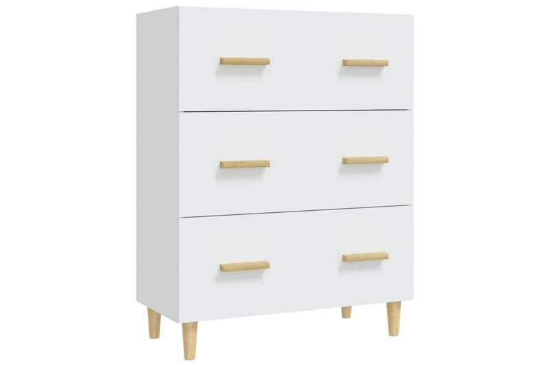 beBasic Skänk vit 70x34x90 cm konstruerat trä - Skänkar & sideboards