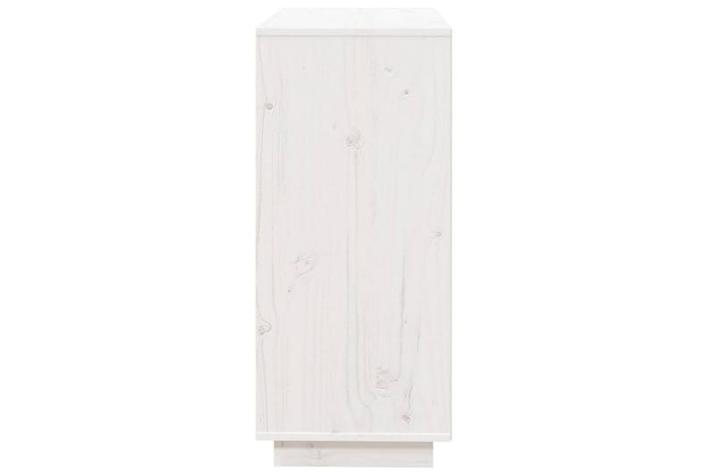 beBasic Skänk vit 74x35x80 cm massiv furu - Skänkar & sideboards