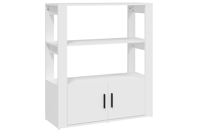 beBasic Skänk vit 80x30x90 cm konstruerat trä - Skänkar & sideboards