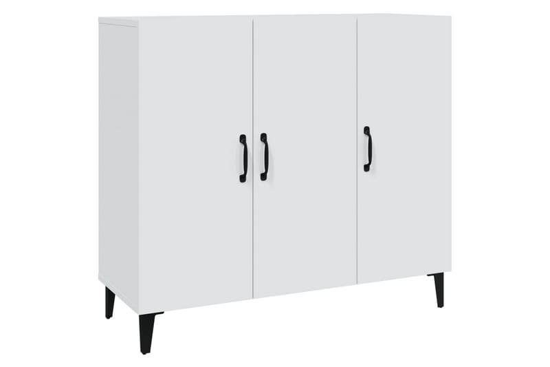 beBasic Skänk vit 90x34x80 cm konstruerat trä - Skänkar & sideboards