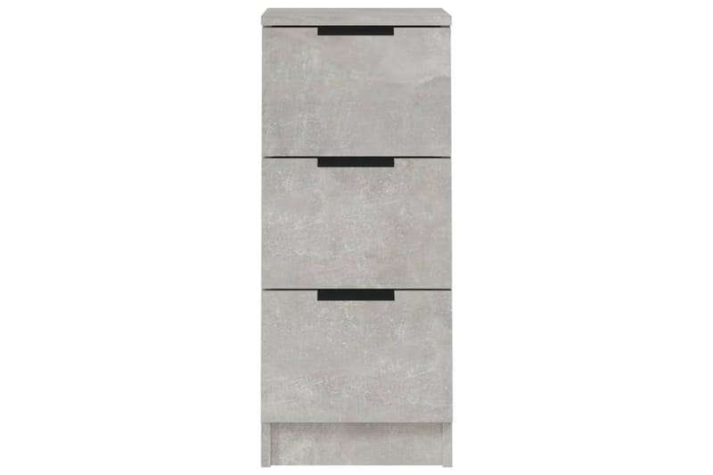 beBasic Skänkar 2 st betonggrå 30x30x70 cm konstruerat trä - Förvaring - Förvaringsmöbler - Skänkar & sideboards