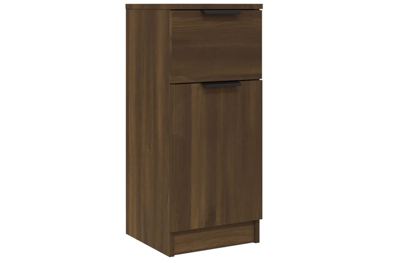 beBasic Skänkar 2 st brun ek 30x30x70 cm konstruerat trä - Förvaring - Förvaringsmöbler - Skänkar & sideboards
