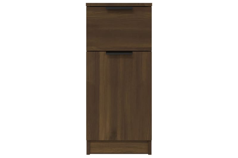 beBasic Skänkar 2 st brun ek 30x30x70 cm konstruerat trä - Förvaring - Förvaringsmöbler - Skänkar & sideboards