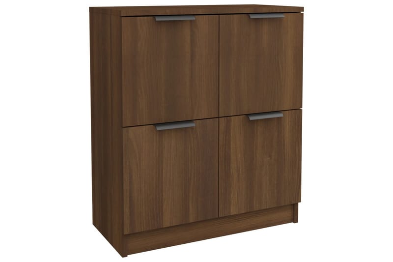 beBasic Skänkar 2 st brun ek 60x30x70 cm konstruerat trä - Förvaring - Förvaringsmöbler - Skänkar & sideboards
