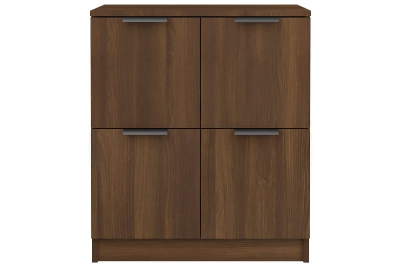 beBasic Skänkar 2 st brun ek 60x30x70 cm konstruerat trä - Förvaring - Förvaringsmöbler - Skänkar & sideboards