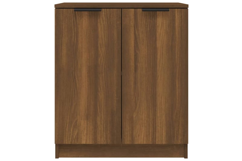 beBasic Skänkar 2 st brun ek 60x30x70 cm konstruerat trä - Förvaring - Förvaringsmöbler - Skänkar & sideboards