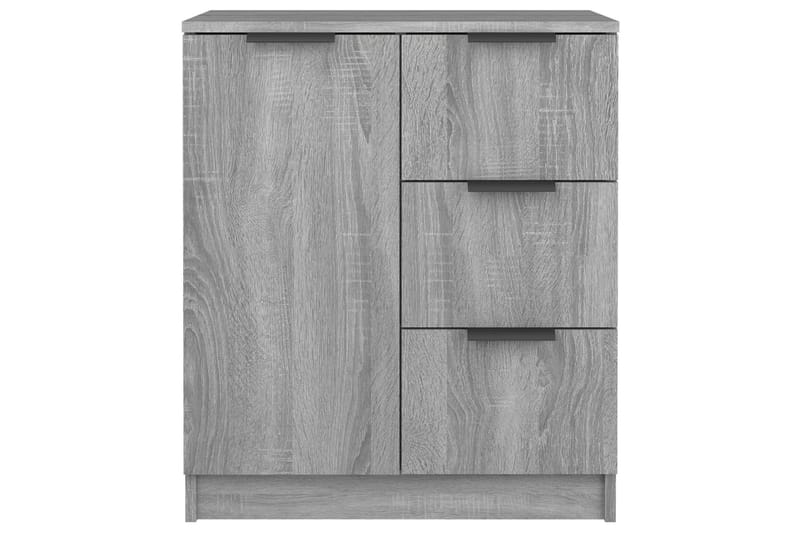 beBasic Skänkar 2 st grå sonoma 60x30x70 cm konstruerat trä - Förvaring - Förvaringsmöbler - Skänkar & sideboards