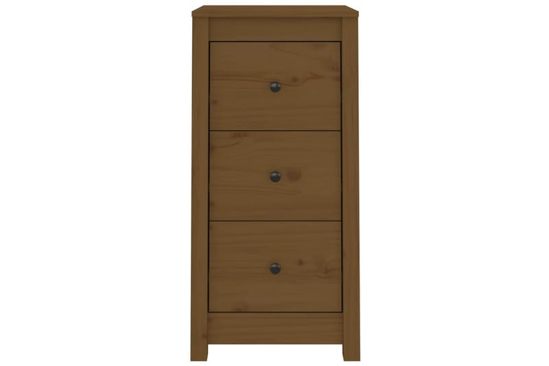 beBasic Skänkar 2 st honungsbrun 40x35x80 cm massiv furu - Förvaring - Förvaringsmöbler - Skänkar & sideboards