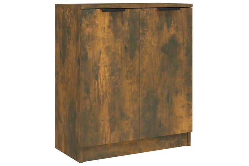 beBasic Skänkar 2 st rökfärgad ek 60x30x70 cm konstruerat trä - Skänkar & sideboards