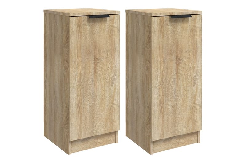 beBasic Skänkar 2 st sonoma-ek 30x30x70 cm konstruerat trä - Skänkar & sideboards