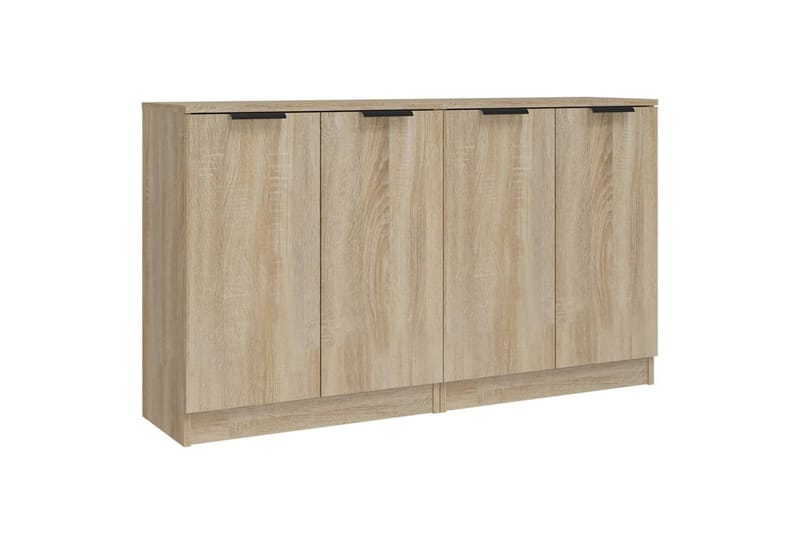 beBasic Skänkar 2 st sonoma-ek 60x30x70 cm konstruerat trä - Skänkar & sideboards