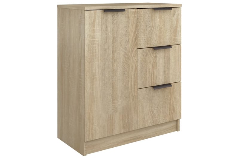 beBasic Skänkar 2 st sonoma-ek 60x30x70 cm konstruerat trä - Förvaring - Förvaringsmöbler - Skänkar & sideboards