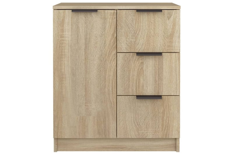 beBasic Skänkar 2 st sonoma-ek 60x30x70 cm konstruerat trä - Förvaring - Förvaringsmöbler - Skänkar & sideboards