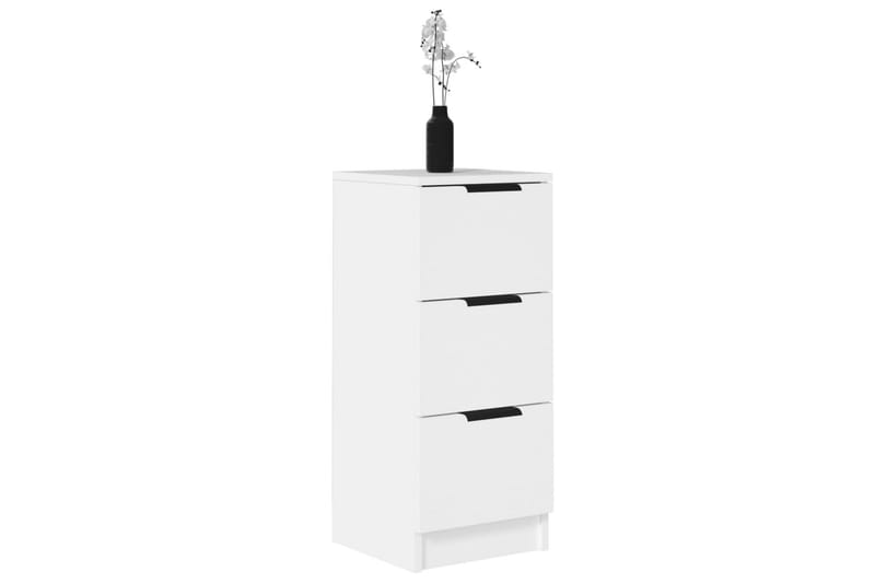 beBasic Skänkar 2 st vit 30x30x70 cm konstruerat trä - Skänkar & sideboards