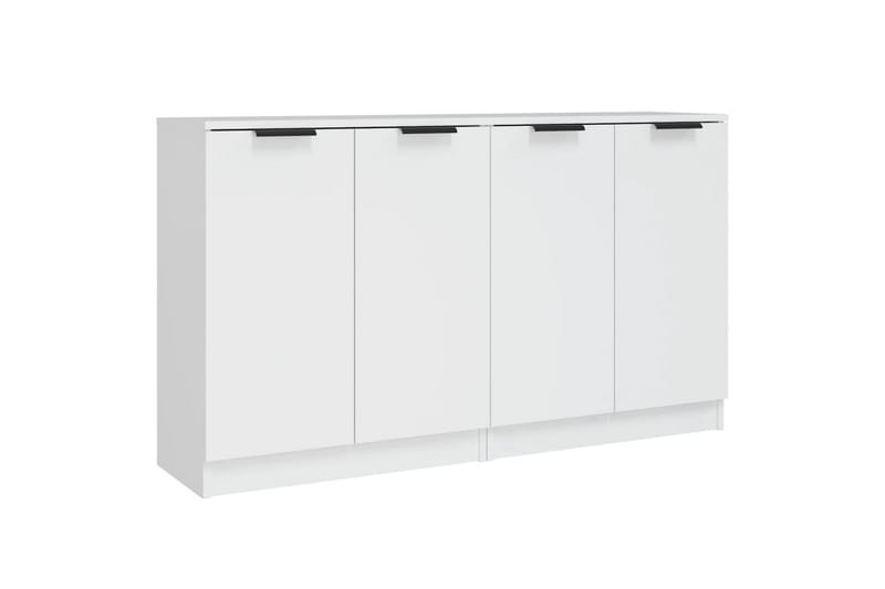 beBasic Skänkar 2 st vit 60x30x70 cm konstruerat trä - Skänkar & sideboards