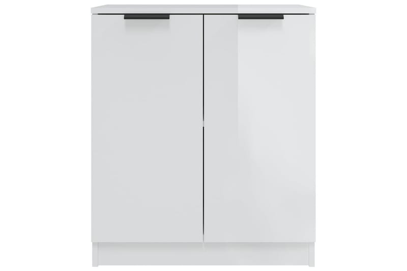 beBasic Skänkar 2 st vit högglans 60x30x70 cm konstruerat trä - Förvaring - Förvaringsmöbler - Skänkar & sideboards