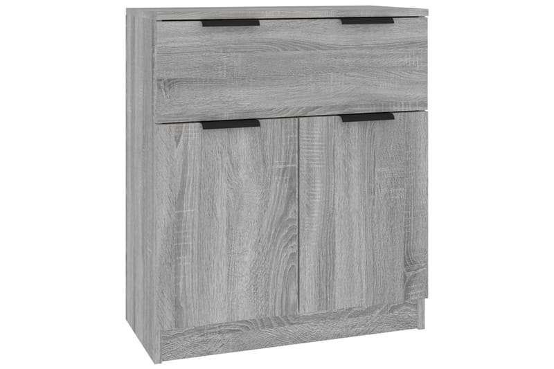 beBasic Skänkar 3 st grå sonoma konstruerat trä - Förvaring - Förvaringsmöbler - Skänkar & sideboards