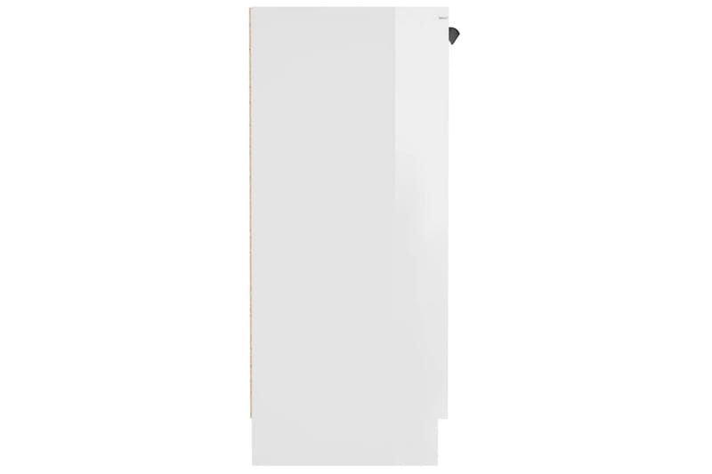 beBasic Skänkskåp vit högglans 60x30x70 cm konstruerat trä - Skänkar & sideboards