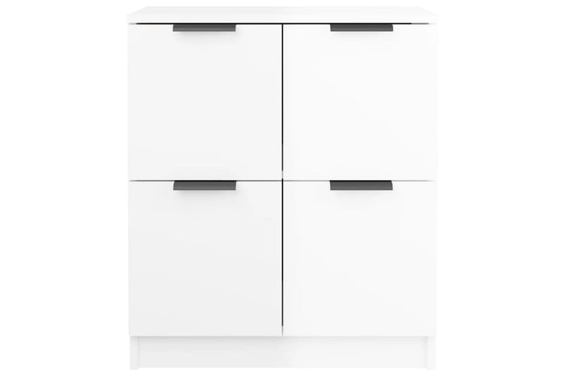 beBasic Skänkskåp vit högglans 60x30x70 cm konstruerat trä - Skänkar & sideboards