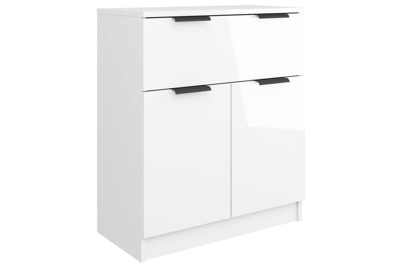 beBasic Skänkskåp vit högglans 60x30x70 cm konstruerat trä - Skänkar & sideboards