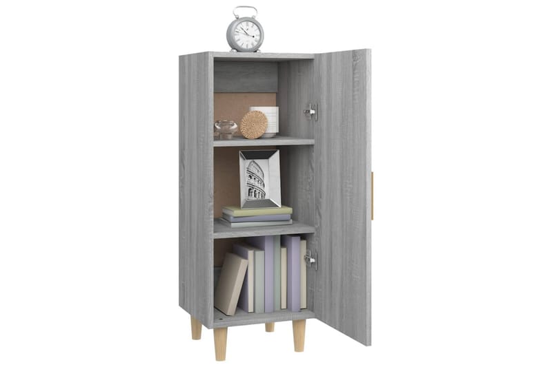 beBasic Skåp grå sonoma 34,5x34x90 cm konstruerat trä - Förvaring - Förvaringsmöbler - Skänkar & sideboards