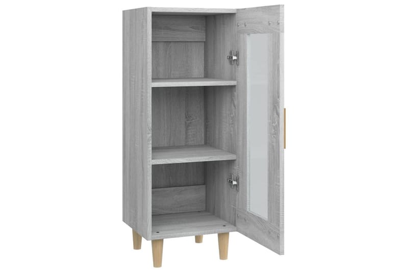 beBasic Skåp grå sonoma 34,5x34x90 cm konstruerat trä - Förvaring - Förvaringsmöbler - Skänkar & sideboards