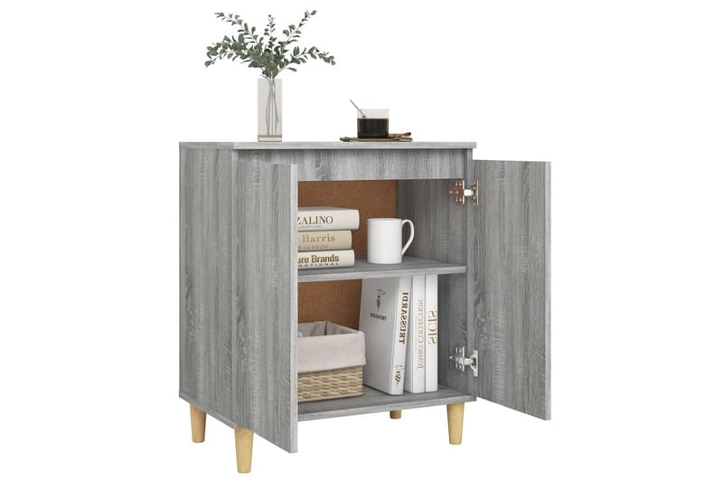 beBasic Skåp grå sonoma 60x35x70 cm konstruerat trä - Förvaring - Förvaringsmöbler - Skänkar & sideboards