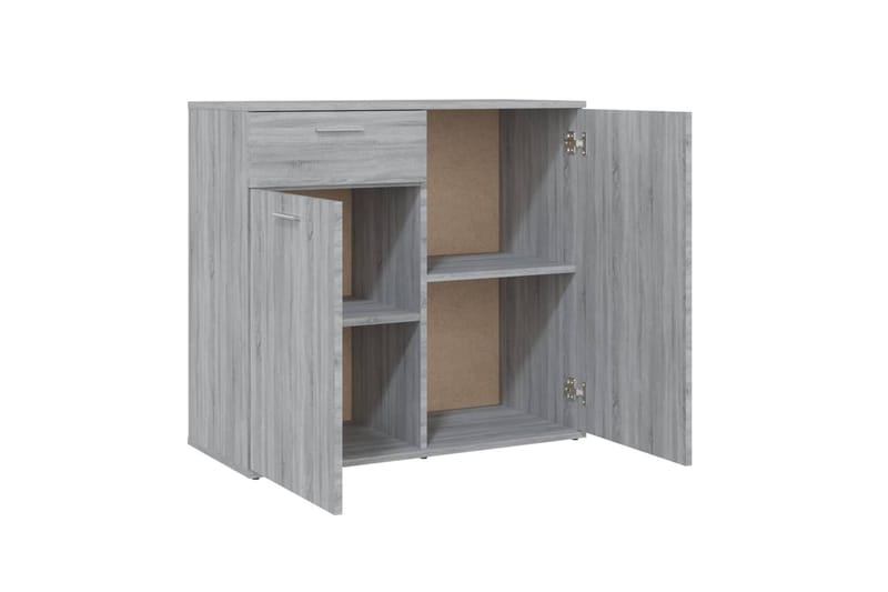 beBasic Skåp grå sonoma 80x36x75 cm konstruerat trä - Förvaring - Förvaringsmöbler - Skänkar & sideboards