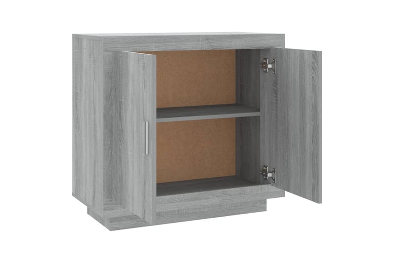beBasic Skåp grå sonoma-ek 80x40x75 cm konstruerat trä - Förvaring - Förvaringsmöbler - Skänkar & sideboards