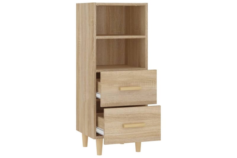 beBasic Skåp sonoma-ek 34,5x34x90 cm konstruerat trä - Förvaring - Förvaringsmöbler - Skänkar & sideboards