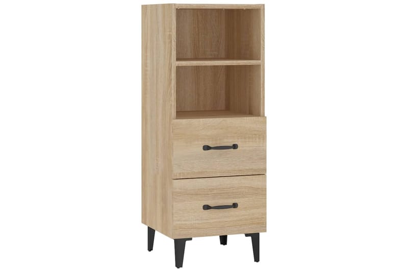 beBasic Skåp sonoma-ek 34,5x34x90 cm konstruerat trä - Förvaring - Förvaringsmöbler - Skänkar & sideboards