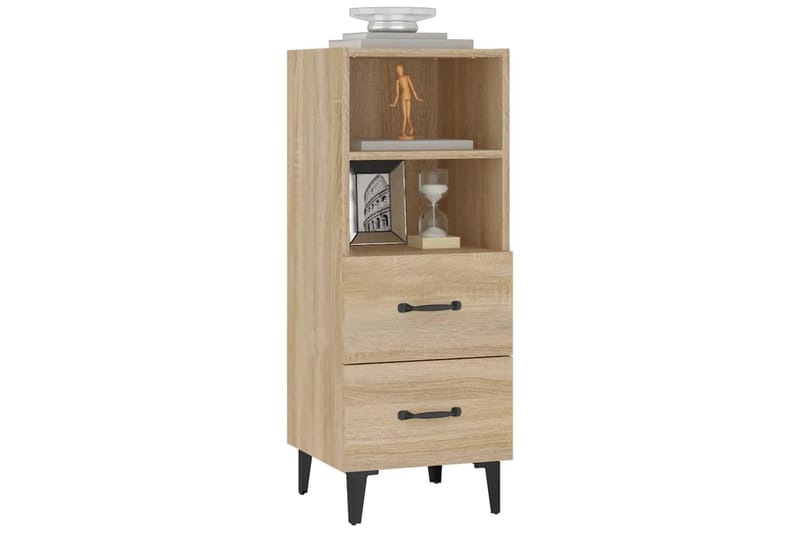 beBasic Skåp sonoma-ek 34,5x34x90 cm konstruerat trä - Förvaring - Förvaringsmöbler - Skänkar & sideboards